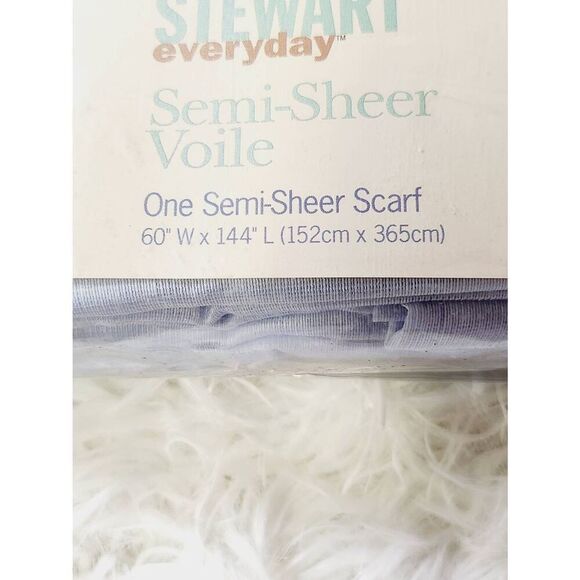 1990's Martha Stewart Semi Sheer Voile and Two Standard Shams #B2 - Picture 8 of 8